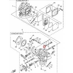 joint de vis de richesse pour jet ski Yamaha WRA650 1990 1996 WRB 650 1991 1995