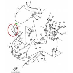 Rétroviseur droit pour moto Yamaha FZR1000 1994 FZR600 1994 1995