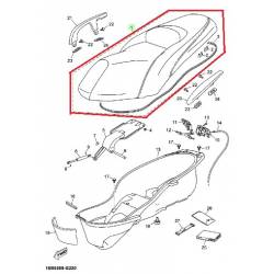 Selle de scooter Yamaha YP125 2009 