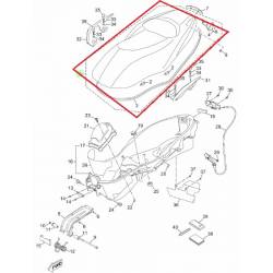 Selle de scooter Yamaha YP250 2010 2011 YP125 2010 2011