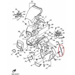 Fixation de face avant pour moto Yamaha XJ650 1982 1983 XS650 1983