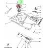 Couvercle de remplisseur pour Yamaha SRX660 1986 1987 FZ600 1986
