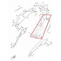 Cache arrière gauche pour scooter Yamaha YP250 2010 2012 YP125 2010 2012  