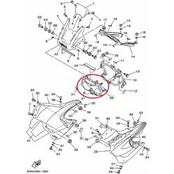 Cache d’optique pour moto Yamaha TDR125 1993 2002 