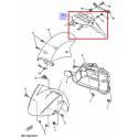 Bavette arrière pour scooter Yamaha YP125 2007 2009 