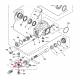 Croisillon de transmission pour quad YAMAHA YFM350 à partir de 2008, YFM450 à parti de 2006, YFM 400 96-02 