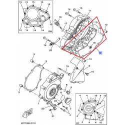 Joint de couvercle carter pour moto Yamaha WR125 2009 2013 YZF-R125 2008 2013