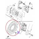 Disque de freins avant pour moto Yamaha  XG250 2005