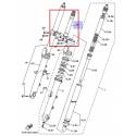 T de fourche pour moto Yamaha TDM900 2002 2003