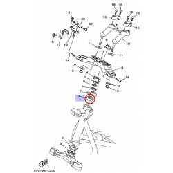 Roulement de direction pour maxi scooter Yamaha XP500 2001 2007 YP125 2008 2012 