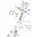 T de fourche supérieur pour moto Yamaha TDM900 2002 2003
