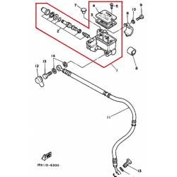 Maître cylindre de moto Yamaha RT180 1990 1993 TT225 1986 1987