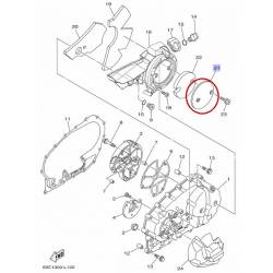 Protecteur couvercle carter pour maxi scooter XP500 2001 2013