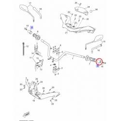 Embout de guidon scooter YAMAHA YP250 2011 2012 YP125 2012