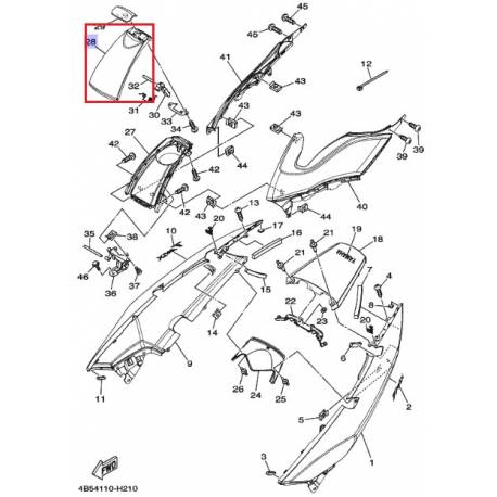 Trappe à essence pour Yamaha XP500 2010 2011