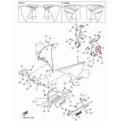 Amortisseur de carénage pour Yamaha YZF-R1 2009 2013
