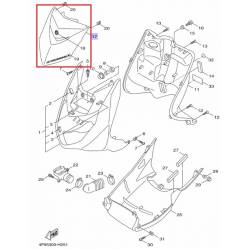 Grille avant pour Yamaha XC125 2007 2012