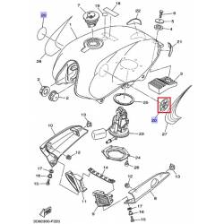 Emblème de réservoir Yamaha YBR125 2007 2009 