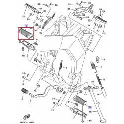 Garniture de cale pied Yamaha TDR15 1994 à 2002