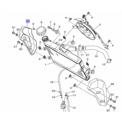ECOPE RADIATEUR MT07