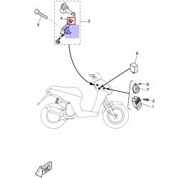 cache de contacteur CW50 1995 2009 EW50 2000 2011 Yamaha