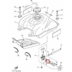 Joint robinet à essence Yamaha TW200 de 2007 