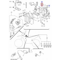 boulon de support batterie Yamaha XT660 2008 2012 WR125 2009 2013
