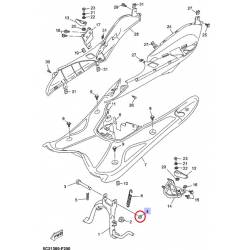 Rondelle en caoutchouc de bequille Yamaha YQ50 1997 2012