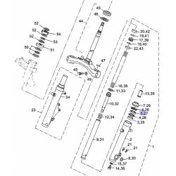 Jonc arrêt de fourche Yamaha YP125 2006 2009 YP250 2005 2009