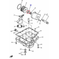 Rondelle de filtre à huile Yamaha XS400 1982 FZ750 1985 1991
