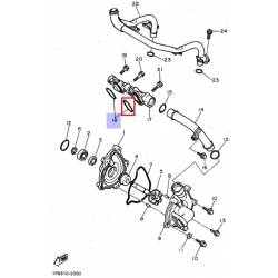 Joint torique de raccord FZ750 1985 1987 FZR1000 1987 Yamaha
