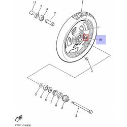 Valve Yamaha FZX750 1987 1998 XVZ13 1989 2000