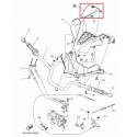 Couvercle de guidon noir pour Yamaha Tmax 530 de 2012 à 2014
