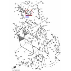 Boitier thermostat Yamaha FZR1000  2001 2005