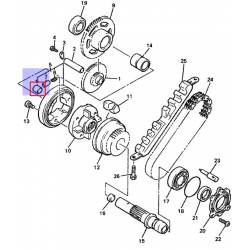 Goujon de démareur Yamaha FJ1200 19986 1993 XS750 1979