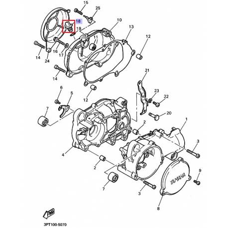 Bouchon d'huile Yamaha PW50 2010 2013