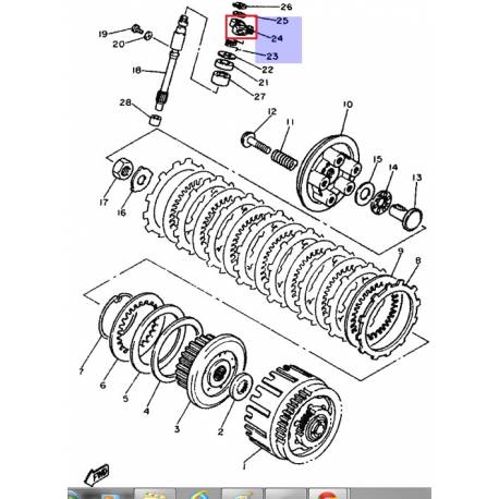 Levier de débrayage Yamaha XJ-6 1992 2002