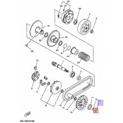 Écrou embrayage Yamaha VP125 2008 2012 YP125 2002 2013  