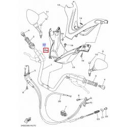 Vis de couvercle guidon Yamaha XP500 2001 2013 YP400 2004 2011 