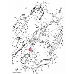 Axe de trappe à essence XP500 2001 2013 YP250 1996 1999 Yamaha