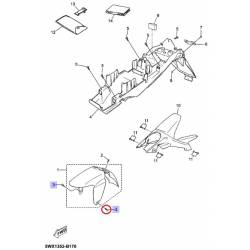Vis de garde boue TZR50 1996 2012 Yamaha