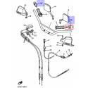 Embout de guidon XTZ660 1991 1993 Yamaha