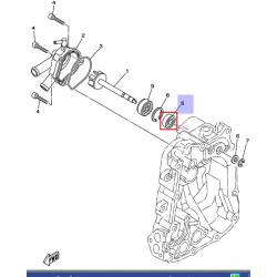 Roulement d'axe de pompe à eau YP400 2005 à 2008 Yamaha