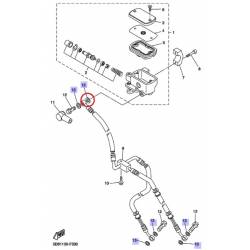 Joint de durite de freins XVS1300 2007 2011 Yamaha