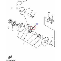 Roulement de bielle YZ125 1986 1996 TZ250 1987 Yamaha