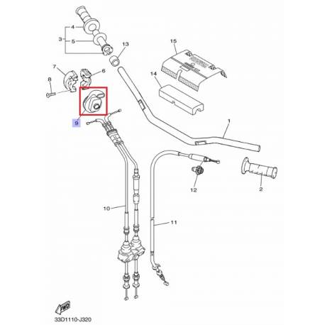 Couvercle de bouchon YZ250 2006 2012 WR450 2008 2011