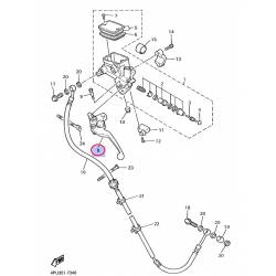 Levier embrayage pour YZF 750 /R/SP 93 à 95, XJR1200 /R/SP 94 à 98, XJR1300 /SP 98 à 01 et YZF R7 99