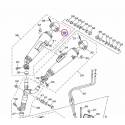 Cache de silencieux Droit pour MT01 07-08