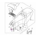 Crochet de selle pour YAMAHA Tmax 500 2008 à 2011 et Tmax 530 2012-2013