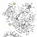 Panneau Droit + couvercle pour YAMAHA XT1200Z 2010 à 2013 